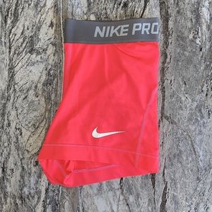 Nike Pro Hot Pink Spandex Shorts 
